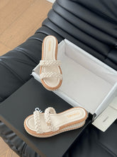 Load image into Gallery viewer, SE1594 Chanel Wedge Sandals / Size5-11