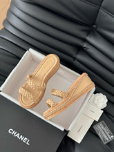 Load image into Gallery viewer, SE1594 Chanel Wedge Sandals / Size5-11