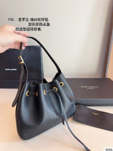 Load image into Gallery viewer, YSK379 Medium Bucket Bag in Calfskin / 12.2x13x6.1inch