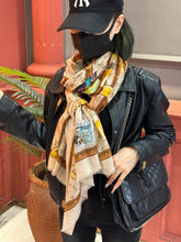 Load image into Gallery viewer, CLTH399 LB Cashmere Shawl / 43.3x78.7inch