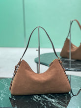 Load image into Gallery viewer, PD311 Prada Aimée Large Suede Shoulder Bag / HIGHEST QUALITY VERSION /9x15.3x4.7inch