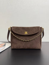 Load image into Gallery viewer, CC1410 Chanel 26C Suede Messenger Bag / HIGHEST QUALITY VERSION / 30 x 21.5 x 6 cm