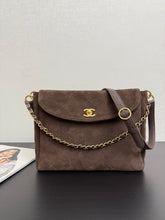 Load image into Gallery viewer, CC1410 Chanel 26C Suede Messenger Bag / HIGHEST QUALITY VERSION / 30 x 21.5 x 6 cm