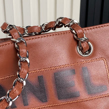 Load image into Gallery viewer, CCCC1414 Chanel Vintage Paris Graffiti Expandable Tote / 38 x 33 cm / HIGHEST QUALITY VERSION