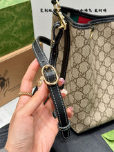 Load image into Gallery viewer, GC725 GG Emblem Small Bucket Bag / 7.5"W x 7.1"H x 4.3"D