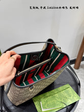 Load image into Gallery viewer, GC725 GG Emblem Small Bucket Bag / 7.5"W x 7.1"H x 4.3"D