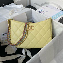 Load image into Gallery viewer, CC869 Small/Medium Hobo Bag / Pink/Yellow/Blue/Black/White