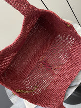 Load image into Gallery viewer, YSK466 Saint Laurent Icare Small Crochet Tote / HIGHEST QUALITY VERSION / 46 x 28 x 15 cm
