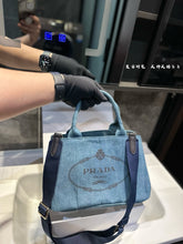 Load image into Gallery viewer, PD352 Large Linen Blend Handbag / 11.4x7.8x4.7inch