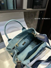 Load image into Gallery viewer, PD352 Large Linen Blend Handbag / 11.4x7.8x4.7inch