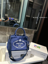 Load image into Gallery viewer, PD352 Large Linen Blend Handbag / 11.4x7.8x4.7inch