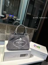 Load image into Gallery viewer, PD352 Large Linen Blend Handbag / 11.4x7.8x4.7inch