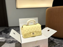 Load image into Gallery viewer, CC1017 Mini Flap Bag with Top Handle / 4.7 × 7.8 × 2.3 in