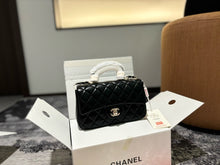 Load image into Gallery viewer, CC1017 Mini Flap Bag with Top Handle / 4.7 × 7.8 × 2.3 in