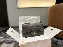 Load image into Gallery viewer, CC1017 Mini Flap Bag with Top Handle / 4.7 × 7.8 × 2.3 in