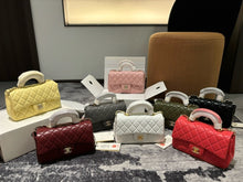 Load image into Gallery viewer, CC1017 Mini Flap Bag with Top Handle / 4.7 × 7.8 × 2.3 in