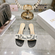 Load image into Gallery viewer, SE1747 Dior J'Adior Dentelle Bow High Heel Sandals / 4cm Heel / Size 5-11