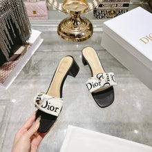 Load image into Gallery viewer, SE1747 Dior J'Adior Dentelle Bow High Heel Sandals / 4cm Heel / Size 5-11