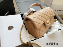 Load image into Gallery viewer, CC797 Flap Bag with Top Handle / 7.8x4.7x2.3inch