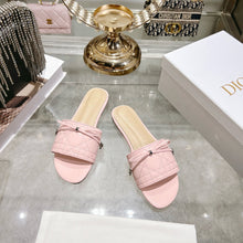 Load image into Gallery viewer, SE1747 Dior J'Adior Dentelle Bow High Heel Sandals / 4cm Heel / Size 5-11
