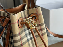 Load image into Gallery viewer, BUR123 Mini TB Bucket Bag / 6.5 x 4.3 x 7.3in