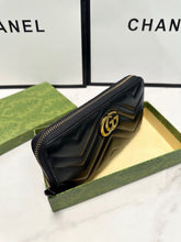 Load image into Gallery viewer, GC619 GG Marmont Zip Around Wallet / 7.4"W x 4"H x .7"D