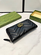 Load image into Gallery viewer, GC619 GG Marmont Zip Around Wallet / 7.4"W x 4"H x .7"D