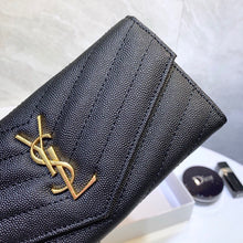 Load image into Gallery viewer, YSK327 Cassandre Matelassé Large Flap Wallet / 7.4 x 4.3 x 1.1 INCHES
