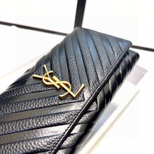 Load image into Gallery viewer, YSK328 Cassandre Matelassé Large Flap Wallet / 7.4 x 4.3 x 1.1 INCHES
