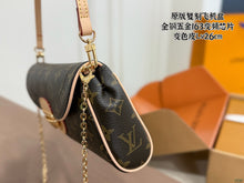 Load image into Gallery viewer, LB1469 Louis Vuitton Manhattan Shoulder Bag / 26 x 12 cm
