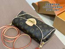 Load image into Gallery viewer, LB1469 Louis Vuitton Manhattan Shoulder Bag / 26 x 12 cm