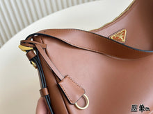 Load image into Gallery viewer, PD313 Prada Aimée Large Suede Shoulder Bag / 9x15.3x4.7inch