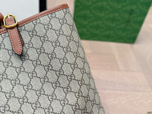 Load image into Gallery viewer, GC711 GG Emblem Large Tote Bag / 14.1x10.2x5.9inch