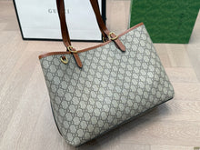 Load image into Gallery viewer, GC711 GG Emblem Large Tote Bag / 14.1x10.2x5.9inch
