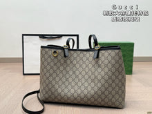 Load image into Gallery viewer, GC711 GG Emblem Large Tote Bag / 14.1x10.2x5.9inch