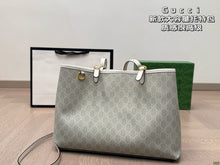 Load image into Gallery viewer, GC711 GG Emblem Large Tote Bag / 14.1x10.2x5.9inch