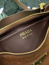 Load image into Gallery viewer, PD316 Prada Arqué Suede Shoulder Bag / HIGHEST QUALITY VERSION / 8.8x7.3x2.5inch