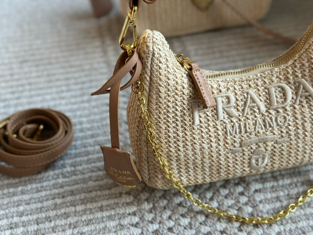 PD283 Prada Re-edition Crochet mini-bag / 7x8.6x2.3inch – Hpass168