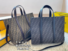 Load image into Gallery viewer, MBG068 FF Jacquard Shopper / 16.1x13.7x7.4inch