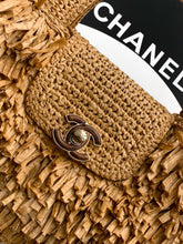 Load image into Gallery viewer, CC1428 Chanel 26S Handmade Rattan Fringe Kelly Bag / 13 x 19 x 7 cm / HIGHEST QUALITY VERSION