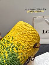 Load image into Gallery viewer, LWE032 Anagram Basket Bag / 11x9.5x6.5inch