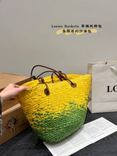 Load image into Gallery viewer, LWE032 Anagram Basket Bag / 11x9.5x6.5inch