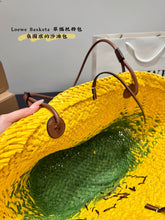 Load image into Gallery viewer, LWE032 Anagram Basket Bag / 11x9.5x6.5inch