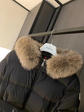Load image into Gallery viewer, CLTH417 Moncler Boed Black Hooded Shearling Short Down Jacket / Size1/2/3/4