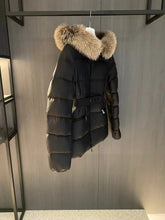 Load image into Gallery viewer, CLTH417 Moncler Boed Black Hooded Shearling Short Down Jacket / Size1/2/3/4