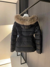 Load image into Gallery viewer, CLTH417 Moncler Boed Black Hooded Shearling Short Down Jacket / Size1/2/3/4
