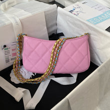 Load image into Gallery viewer, CC869 Small/Medium Hobo Bag / Pink/Yellow/Blue/Black/White