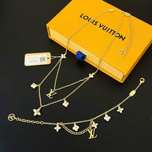 Load image into Gallery viewer, JW741 LV Floragram Necklace/Bracelet/Earrings