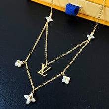 Load image into Gallery viewer, JW741 LV Floragram Necklace/Bracelet/Earrings