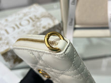 Load image into Gallery viewer, DR345 Dior Caro Compact Zipped Wallet / HIGHEST QUALITY VERSION / 4.5 x 3.5 x 1.5 inches